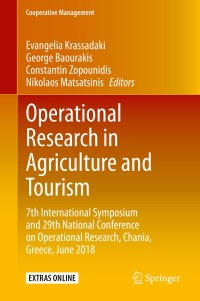 Immagine di copertina: Operational Research in Agriculture and Tourism 1st edition 9783030387655
