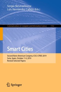 Cover image: Smart Cities 9783030388881