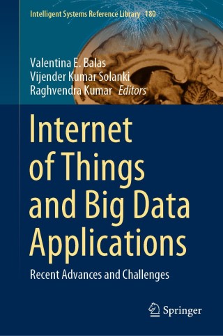 Cover image: Internet of Things and Big Data Applications 1st edition 9783030391188