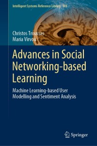 Cover image: Advances in Social Networking-based Learning 9783030391294