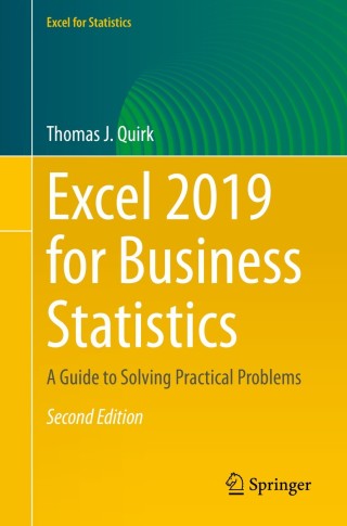 Cover image: Excel 2019 for Business Statistics 2nd edition 9783030392604