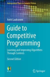 Cover image: Guide to Competitive Programming 2nd edition 9783030393564
