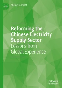 Cover image: Reforming the Chinese Electricity Supply Sector 9783030394615