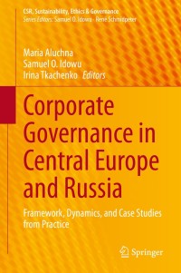 Cover image: Corporate Governance in Central Europe and Russia 1st edition 9783030395032