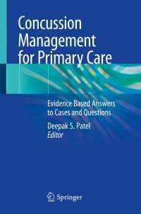 Cover image: Concussion Management for Primary Care 1st edition 9783030395810