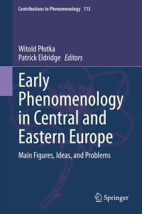 Cover image: Early Phenomenology in Central and Eastern Europe 1st edition 9783030396220