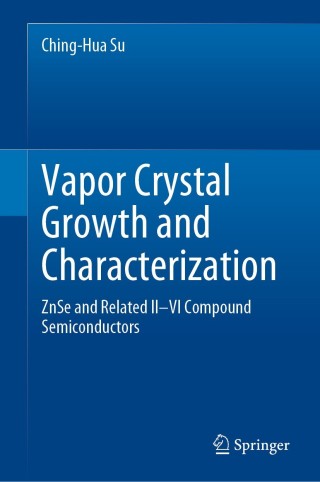Imagen de portada: Vapor Crystal Growth and Characterization 9783030396541