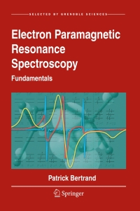 Cover image: Electron Paramagnetic Resonance Spectroscopy 9783030396626