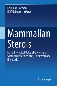 Cover image: Mammalian Sterols 1st edition 9783030396831