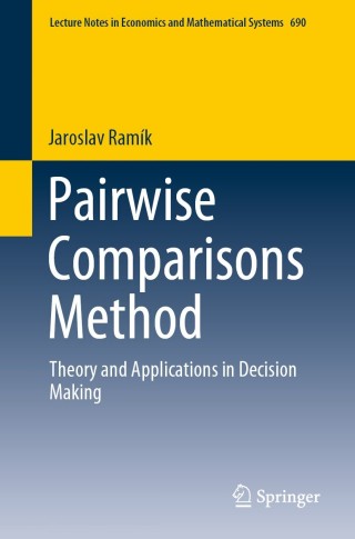 Cover image: Pairwise Comparisons Method 9783030398903