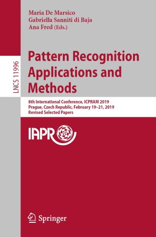 Imagen de portada: Pattern Recognition Applications and Methods 9783030400132