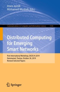 Imagen de portada: Distributed Computing for Emerging Smart Networks 9783030401306