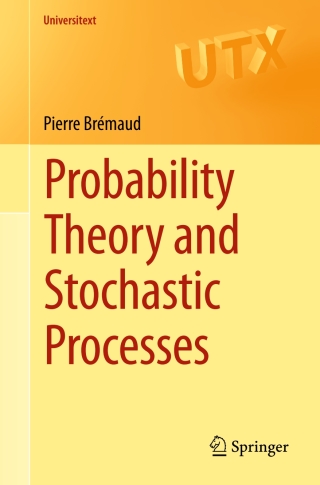 Cover image: Probability Theory and Stochastic Processes 9783030401825