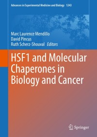 Omslagafbeelding: HSF1 and Molecular Chaperones in Biology and Cancer 1st edition 9783030402037