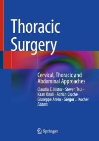 Cover image: Thoracic Surgery 1st edition 9783030406783