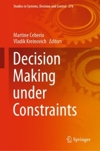 Cover image: Decision Making under Constraints 1st edition 9783030408138