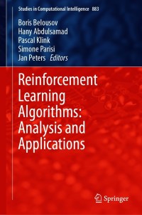 Cover image: Reinforcement Learning Algorithms: Analysis and Applications 1st edition 9783030411879