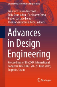 Cover image: Advances in Design Engineering 1st edition 9783030411992