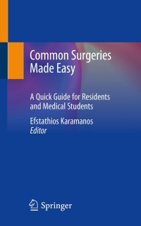 Imagen de portada: Common Surgeries Made Easy 1st edition 9783030413491
