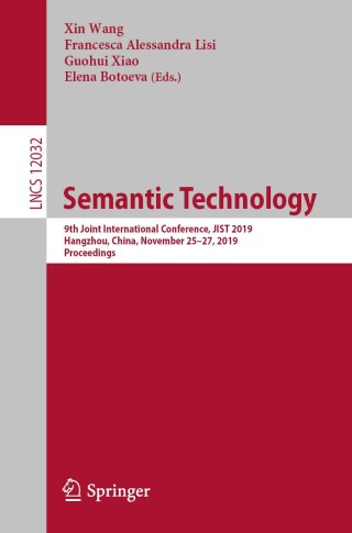 Imagen de portada: Semantic Technology 1st edition 9783030414061