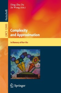 Titelbild: Complexity and Approximation 1st edition 9783030416713