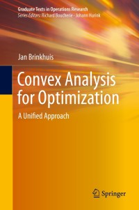 صورة الغلاف: Convex Analysis for Optimization 9783030418038