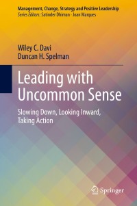 Cover image: Leading with Uncommon Sense 9783030419707