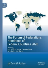 Cover image: The Forum of Federations Handbook of Federal Countries 2020 1st edition 9783030420871