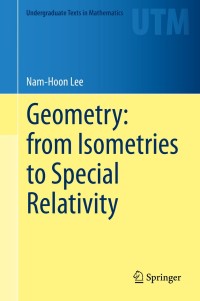 Imagen de portada: Geometry: from Isometries to Special Relativity 9783030421007