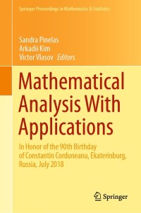 Imagen de portada: Mathematical Analysis With Applications 1st edition 9783030421755