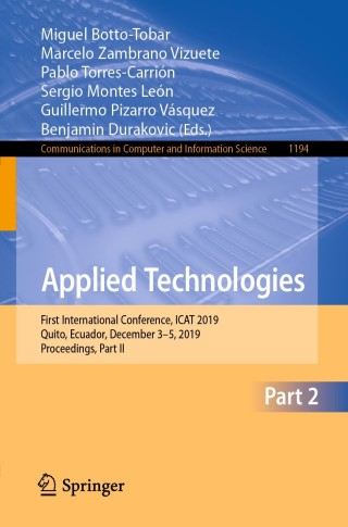 Imagen de portada: Applied Technologies 1st edition 9783030425197