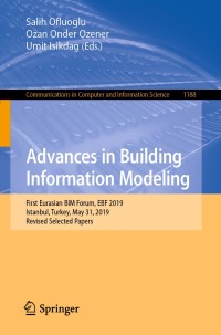 Imagen de portada: Advances in Building Information Modeling 1st edition 9783030428518