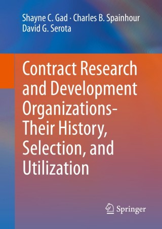 Titelbild: Contract Research and Development Organizations-Their History, Selection, and Utilization 9783030430726