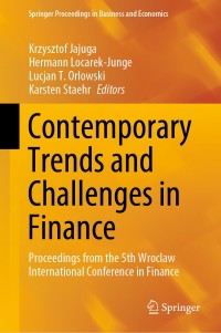 Cover image: Contemporary Trends and Challenges in Finance 1st edition 9783030430771