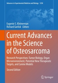 Cover image: Current Advances in the Science of Osteosarcoma 2nd edition 9783030430849