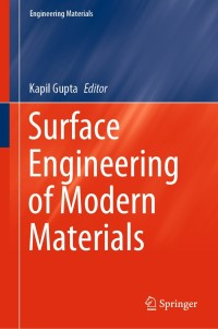 Imagen de portada: Surface Engineering of Modern Materials 1st edition 9783030432317