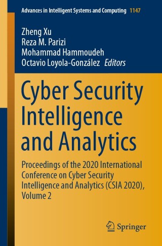 Imagen de portada: Cyber Security Intelligence and Analytics 1st edition 9783030433086