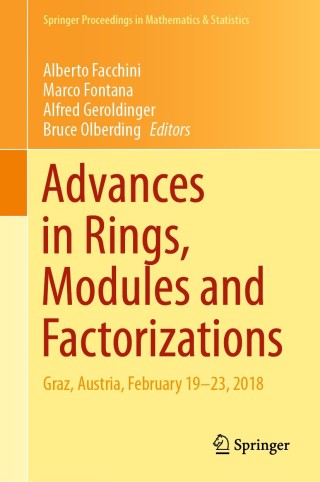 表紙画像: Advances in Rings, Modules and Factorizations 1st edition 9783030434151