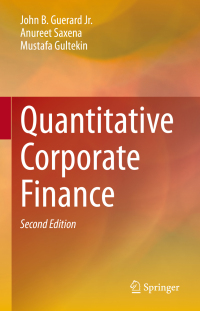 Cover image: Quantitative Corporate Finance 2nd edition 9783030435462