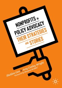 Cover image: Nonprofits in Policy Advocacy 9783030436957