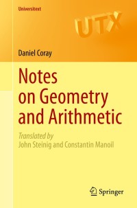 Cover image: Notes on Geometry and Arithmetic 9783030437800