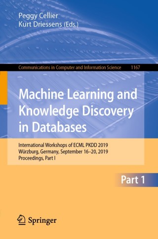 Imagen de portada: Machine Learning and Knowledge Discovery in Databases 1st edition 9783030438227