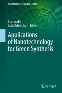 Imagen de portada: Applications of Nanotechnology for Green Synthesis 1st edition 9783030441753