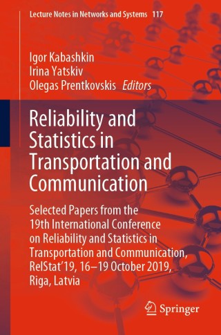 Cover image: Reliability and Statistics in Transportation and Communication 1st edition 9783030446093