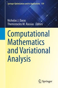 Imagen de portada: Computational Mathematics and Variational Analysis 1st edition 9783030446246