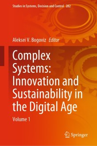 Cover image: Complex Systems: Innovation and Sustainability in the Digital Age 1st edition 9783030447021