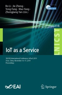 Cover image: IoT as a Service 1st edition 9783030447502