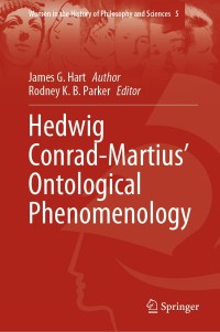 Titelbild: Hedwig Conrad-Martius’ Ontological Phenomenology 9783030448417
