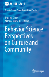 Imagen de portada: Behavior Science Perspectives on Culture and Community 1st edition 9783030454203