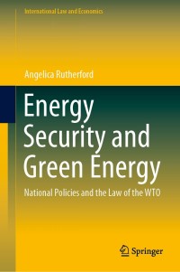 Cover image: Energy Security and Green Energy 9783030455545